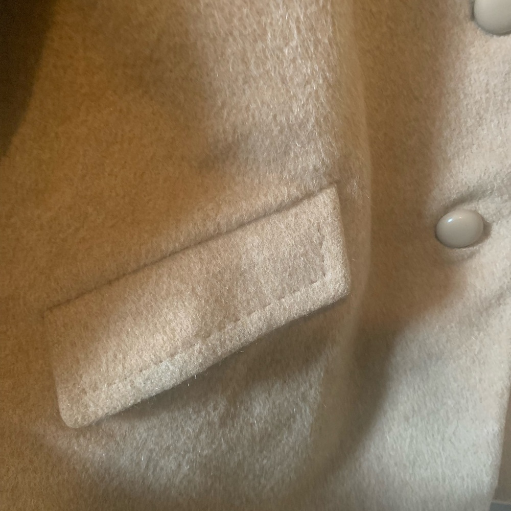 ❤️ 89. Vintage Classic Tan Wool Coat - Modern fit ❤️ - Picture 12 of 15